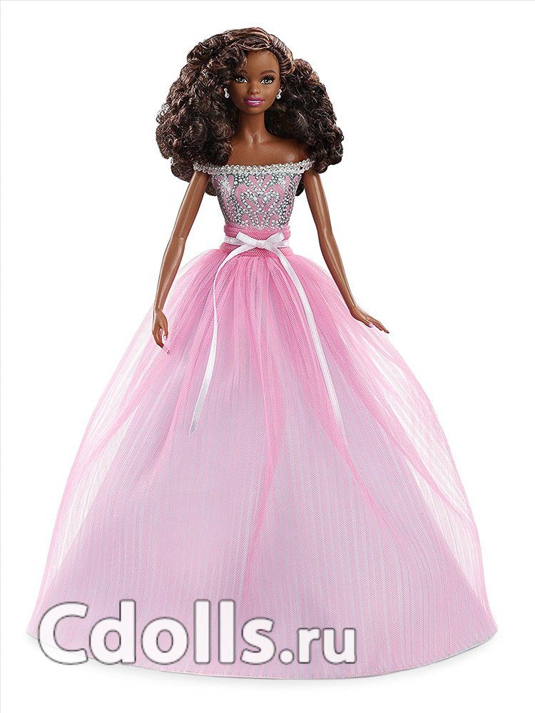 Кукла Barbie Birthday Wishes 2017 African American (Барби Пожелания в день рождения 2017 афроамериканка) - фото