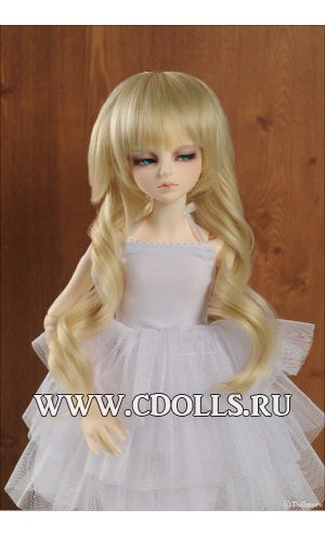 Парик Dollmore Goungju ST Wig L.Blond (Гонджи блонд размер 7-8 для кукол Доллмор) - фото