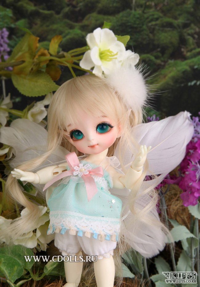 Комплект Luts TDF Fairy Candy Set Long ver. (Удлиненный конфетная фея: цвет желтый для кукол БЖД Латс) - фото