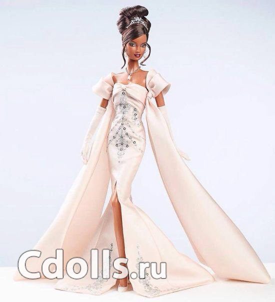 Кукла Barbie 2014 Convention Midnight Celebration African American (Барби Праздничная афроамериканка к выставке 2014) - фото