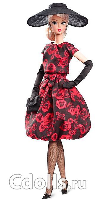 Кукла Barbie Elegant Rose Cocktail Dress (Барби Коктейльное платье Элегантная роза) - фото