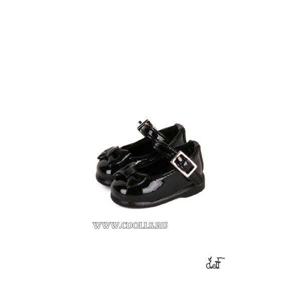 Luts Shoes HDS-11 (Туфельки для кукол Латс Хони Дельф цвет чёрный) - фото