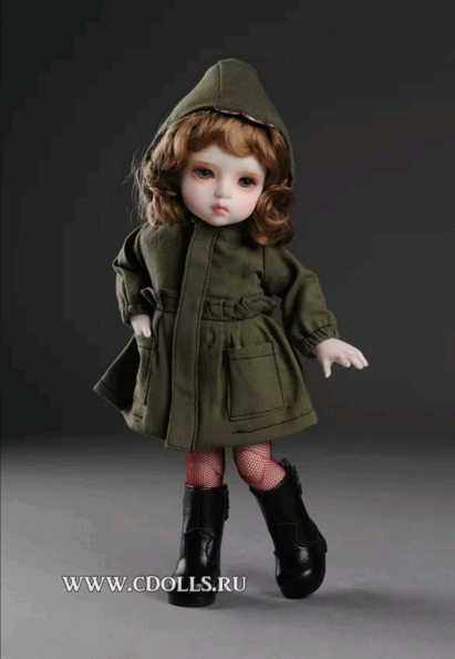 Толстовка Dollmore Soryaa Yasang Jumper﻿ (Сорая Ясанг цвета хаки для кукол Доллмор 26 см) - фото