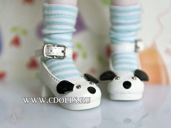 Angel Studio 1/6 White high heel shoes﻿ (Туфли на каблуках белые для кукол 1/6 Энжел Студио) - фото