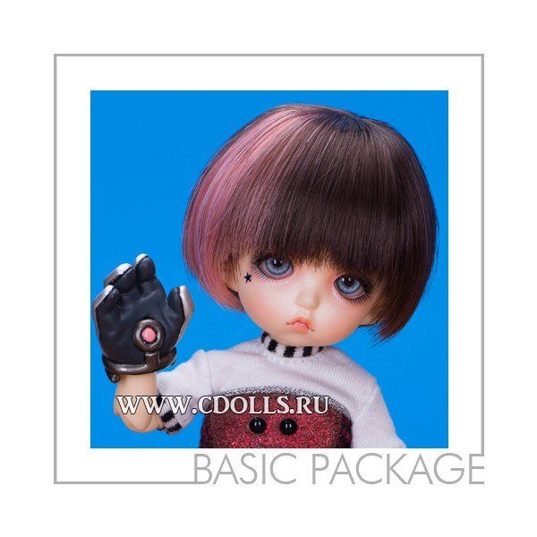 Кукла FairyLand PukiFee Choco Basic (Фейриленд Базовая ПукиФи Шоколад - Комплектация №1 без спящего лица) - фото