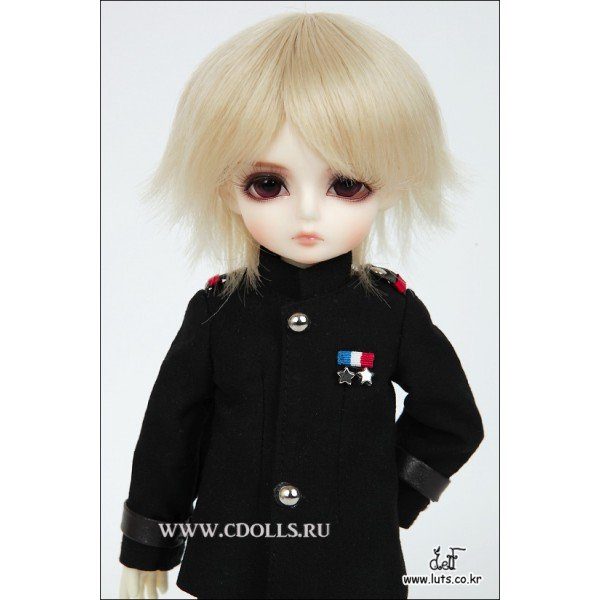 Luts Wig CDW-12 (Полудлинный парик блонд 15-17,5 см для кукол Хони Дельф Латс) - фото