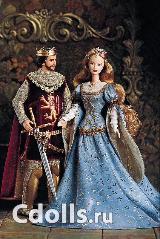 Набор кукол Barbie Ken and Barbie as Camelot’s King and Queen, Arthur and Guinevere (Кен и Барби Артур и Гвиневра - король и королева Камелота) - фото