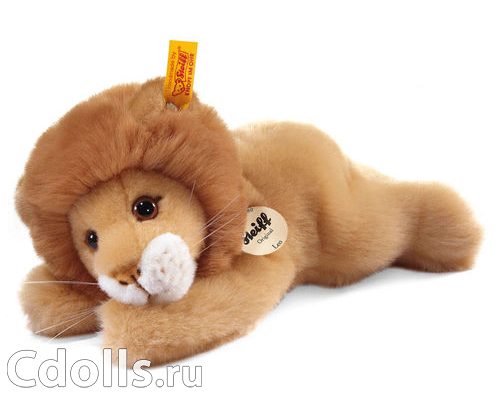 Мягкая игрушка Steiff Little Friend Leo Lion (Штайф Маленький друг Лев Лео бежевый 22 см) - фото