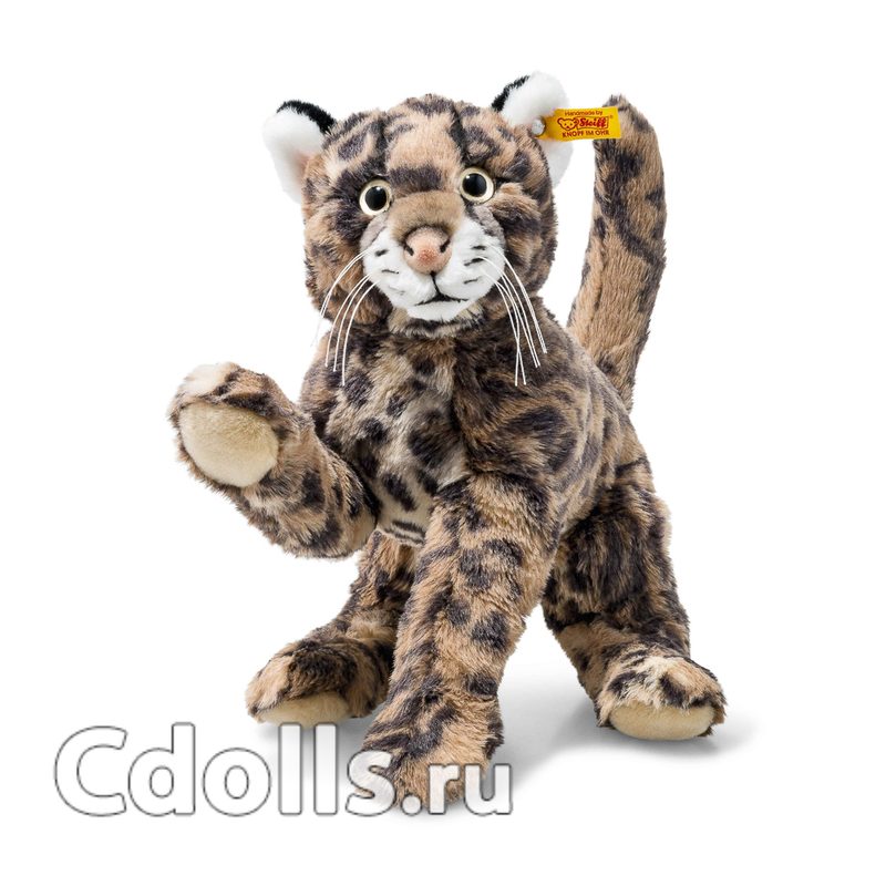 Мягкая игрушка Steiff Protect Me Ozzi Tiger Cat (Штайф Оцелот Оззи 32 см) - фото