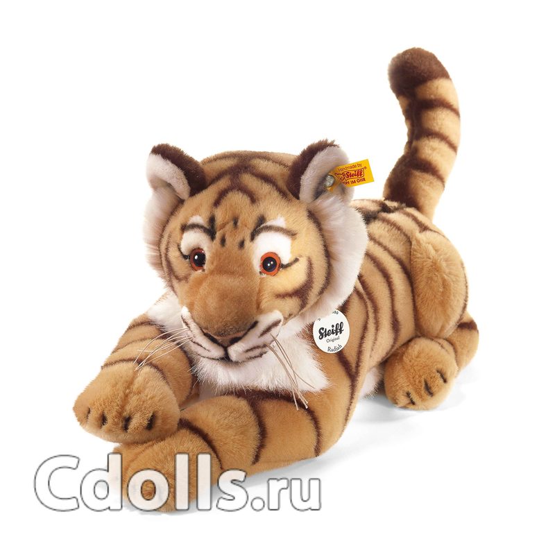 Мягкая игрушка Steiff Radjah Tiger (Штайф Тигрёнок Раджа 45 см) - фото