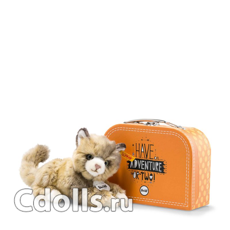 Мягкая игрушка Steiff Lucy Cat in Suitcase (Штайф Кошечка Люси в чемодане 18 см) - фото