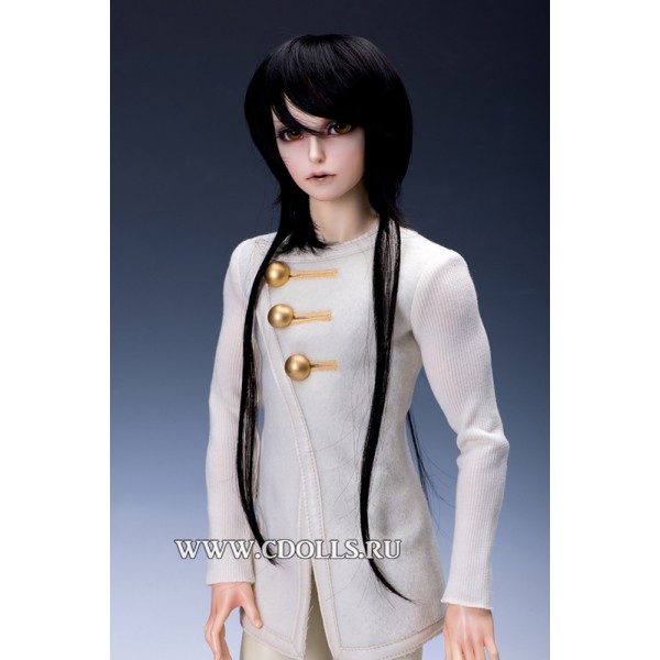 Fairyland Wig FPW-07 Black for FeePle (Чёрный парик для кукол Фипли Фейриленд) - фото