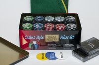 Набор для покера Holdem Light Premium на 200 фишек - фото
