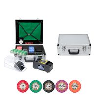 Набор для игры в покер и блэк-джек Luxury Ceramic на 600 фишек - фото