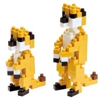 Мини-конструктор Nanoblock (Наноблок) Сурикаты, 150 элементов - фото