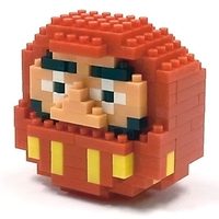 Мини-конструктор Nanoblock (Наноблок) Кукла Дарума, 185 элементов - фото