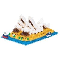 Мини-конструктор Nanoblock (Наноблок) Сиднейский оперный театр 430 элементов - фото