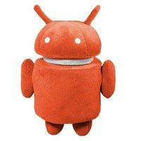 Мягкая игрушка Android красный - фото