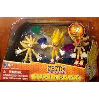 Набор фигурок 3 в 1Sonic Super pack (Супер Соник),  8 см - фото