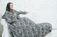 Плед с рукавами Sleepy Luxury Зебра - фото