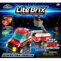 Конструктор Lite Brix (Лайт Брикс) Служба спасения. Машина - фото