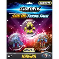 Конструктор Lite Brix (Лайт Брикс) Фигурки, 3 штуки - фото