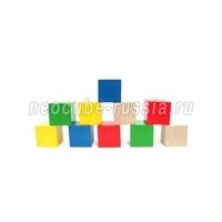 Развивающая игрушка «Кубики цветные», 10 деталей - фото