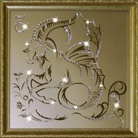 Козерог 35х35 см - фото