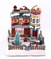Новогодняя музык. композиция с подсветкой Рождество 18*17*24см - фото