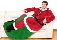 Плед с рукавами  sleepy new year санта - фото