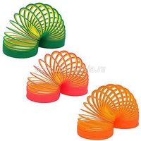 Пружинка Slinky Неон, двухцветная - фото