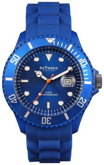 Унисекс часы InTimes IT-057 Dark Blue - фото
