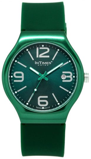 Унисекс часы InTimes IT-088 Green - фото