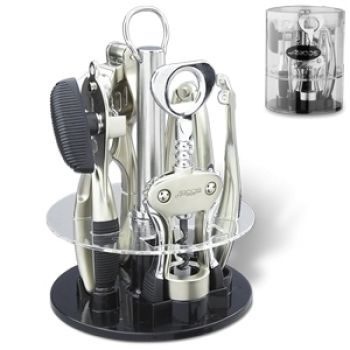 Набор кухонных принадлежностей 5 предметов на подставке Arcos Kitchen gadgets - фото