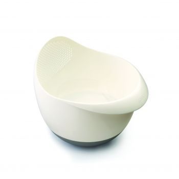Миска и дуршлаг 2-в-1 prep&serve Joseph Joseph большой, 20,7 x 29 x 18 см, цвет - белый - фото
