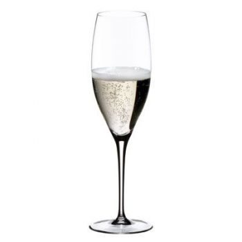 Хрустальный бокал для шампанского винтаж Riedel Sommeliers 330 мл., высота 245 мм, 330 мл., цвет - бело-голубой - фото