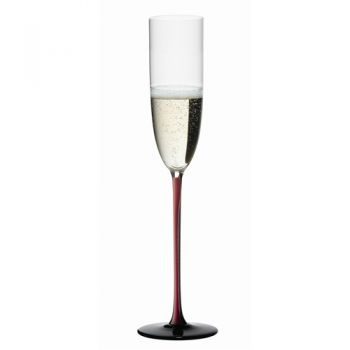 Бокал для шампанского Riedel Sommeliers R-Black 170 мл., высота 245 мм, 170 мл., цвет - бело-голубой - фото