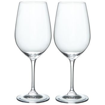 Набор бокалов зинфандель / кьянти / рислинг гранд крю Riedel Vinum 2 шт. по 400 мл., высота 210 мм, 400 мл., цвет - бело-голубой - фото