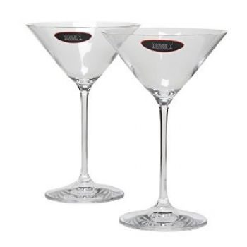 Набор бокалов мартини Riedel Vinum XL 2 шт. по 270 мл., высота 184 мм, 270 мл., цвет - бело-голубой - фото