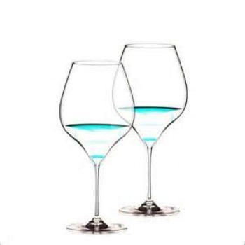 Набор бокалов пино нуар Riedel Grape@Riedel 2 шт. по 700 мл., высота 235 мм, 700 мл., цвет - бело-голубой - фото