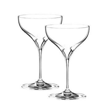 Набор бокалов мартини Riedel Grape@Riedel 2 шт. по 275 мл., высота 170 мм, 275 мл., цвет - бело-голубой - фото