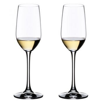 Набор бокалов для текилы Riedel Ouverture 2 шт. по 190 мл., высота 210 мм, 190 мл., цвет - бело-голубой - фото