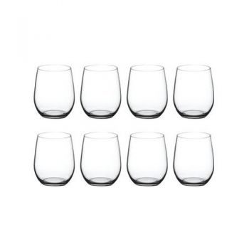 Набор бокалов Pay 6 Get 8 Riedel The O 8 шт. по 320 мл., цвет - бело-голубой - фото