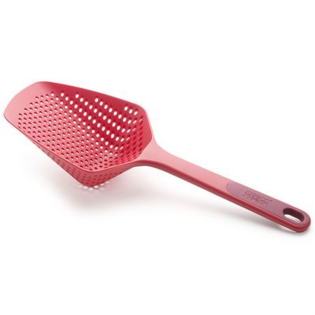 Ложка-дуршлаг большая, Joseph Joseph Scoop™, 34 х 13 х 7,5 см, красный - фото