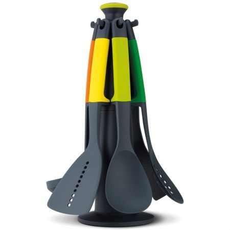 Набор кухонных инструментов, Joseph Joseph Elevate™, 16,5 х 35 х 16,5 см, чёрный - фото