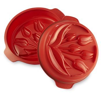 Формы Цветочные на 1 изделие, Silikomart Fancy&Function Cherry, красная - фото