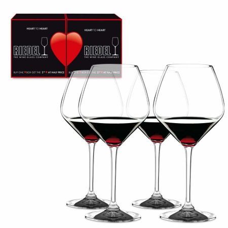 Набор фужеров для красного вина Pinot Noir, Riedel Heart to Heart 4 шт., 770 мл., 770 мл. - фото