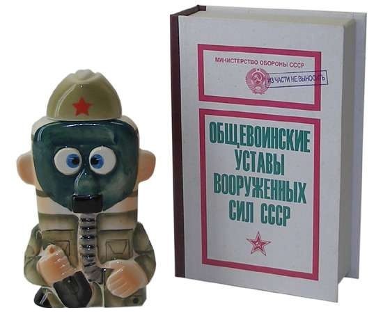 Подарочный штоф Боец - фото
