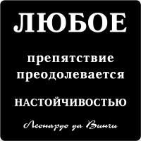 Магниты Цитаты великих людей (продолжение)(Леонардо да Винчи) - фото