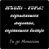 Магниты Цитаты великих людей (продолжение)(Ги де Мопассан) - фото